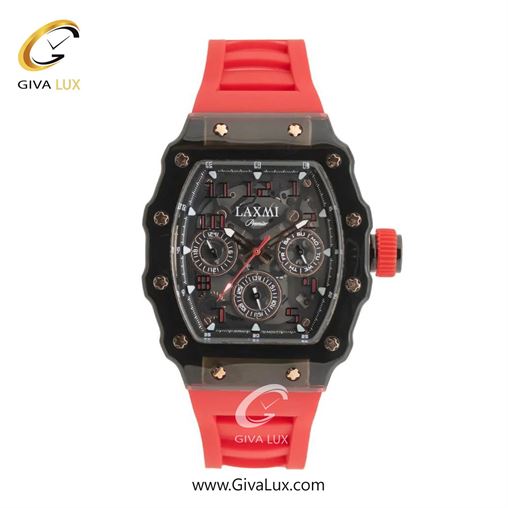 ساعت مچی اورجینال مردانه لاکسمی سه موتوره فول تایم مشکی | قرمز| مشکی| کد رفرنس 8831-4