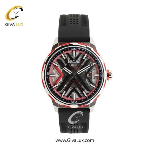 ساعت مچی اورجینال مردانه لاکسمی نقره ای | مشکی| دودی|تیتانیوم| کد رفرنس 8833-1