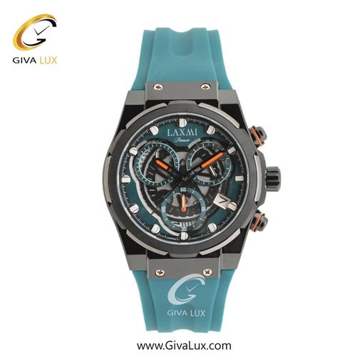 ساعت مچی اورجینال مردانه لاکسمی سه موتوره کرنوگراف تیتانیوم | آبی| آبی| کد رفرنس 8835-4