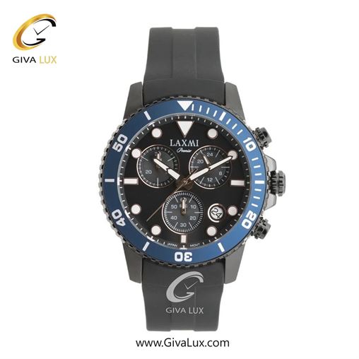 ساعت مچی اورجینال مردانه لاکسمی سه موتوره کرنوگراف سرمه ای-تیتانیوم | تیتانیوم| مشکی| کد رفرنس 8837-4