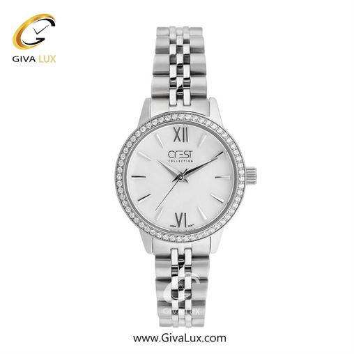 ساعت مچی اورجینال زنانه کرست | Crest  نقره ای | نقره ای| سفید| کد رفرنس Crest 9028-1