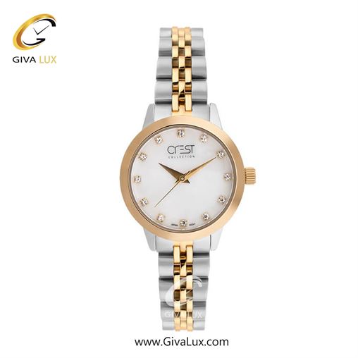 ساعت مچی اورجینال زنانه کرست | Crest  نقره ای | نقره ای| مشکی| کد رفرنس Crest 9030-2 9030-4.jpg