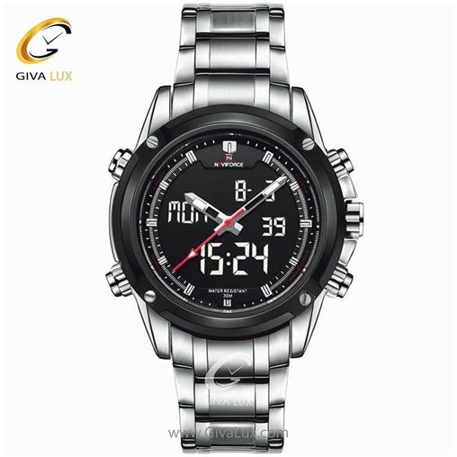 ساعت مچی مردانه بندفلزی نقره ای ناوی فورس مدل NF9050 9050.jpg