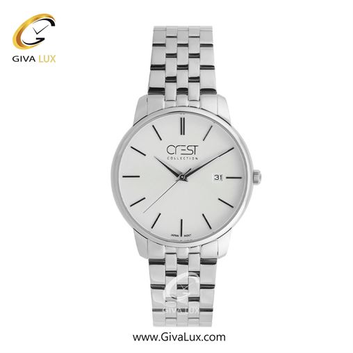 ساعت مچی اورجینال زنانه کرست | Crest  نقره ای | نقره ای| نقره ای| کد رفرنس Crest 9058-1 9059-1L.jpg