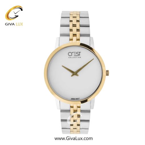 ساعت مچی اورجینال مردانه کرست | Crest  طلایی | نقره ای-طلایی| مشکی| کد رفرنس Crest 9074-11 9074-12G.jpg