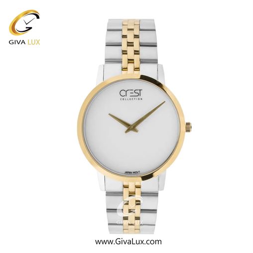 ساعت مچی اورجینال زنانه کرست | Crest  طلایی | نقره ای-طلایی| مشکی| کد رفرنس Crest 9074-11 9074-12L.jpg