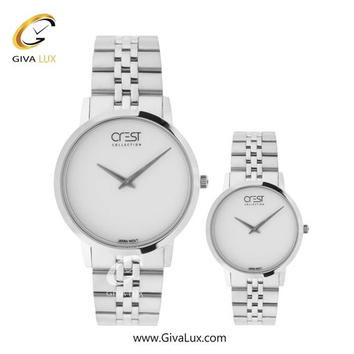 ساعت مچی اورجینال ست کرست | Crest  نقره ای | نقره ای| سرمه ای| کد رفرنس Crest 9074-4 9074-2.jpg