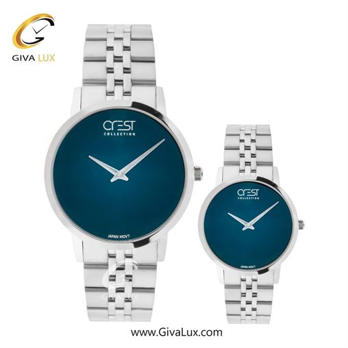 ساعت مچی اورجینال مردانه کرست | Crest  نقره ای | نقره ای| سرمه ای| کد رفرنس Crest 9074-4 9074-4.jpg