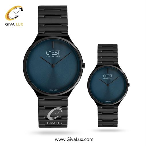 ساعت مچی اورجینال زنانه کرست | Crest  مشکی | مشکی| سرمه ای| کد رفرنس Crest 9076-7 9076-7.jpg