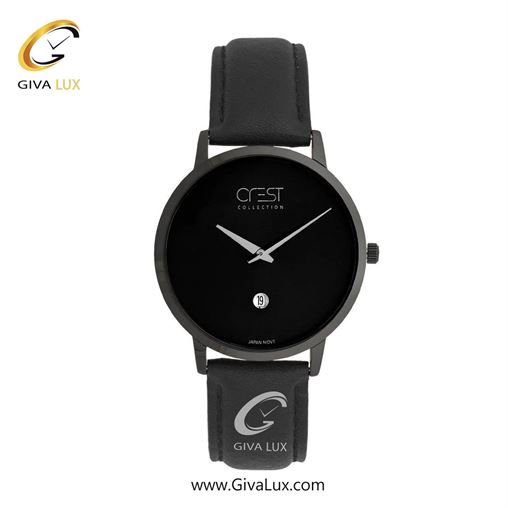 ساعت مچی اورجینال زنانه کرست | Crest  نقره ای | مشکی| مشکی| کد رفرنس Crest 9078-2 9078-4L.jpg