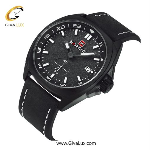 ساعت مچی مردانه بند چرمی ناوی فورس(نیوی فورس)   NF9104 B/B 9104BBB.jpg