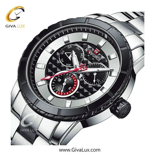 ساعت مچی مردانه سه موتوره ناوی فورس(نیوی فورس) مدل NF9145 S/W 9145SBR.jpg