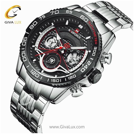 ساعت مچی مردانه سه موتوره فول تایم نوی فورس مدل 9185 9185SB1.jpg