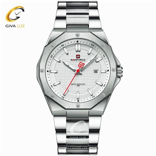 ساعت مچی مردانه بندفلزی سیلور ناوی فورس مدل 9200 9200SSW.jpg