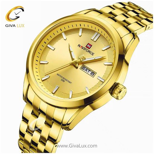 ساعت مچی مردانه بند فلزی ناوی فورس مدل NF9203 9203GG1.jpg