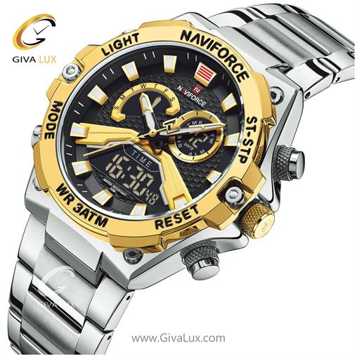 ساعت مچی مردانه بند فلزی نوی فورس NF9207 9207SG1.jpg