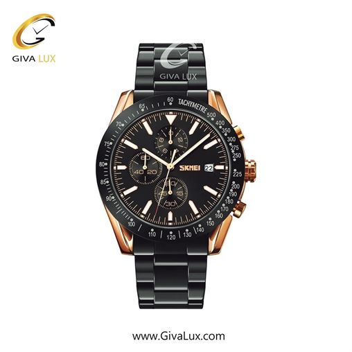 ساعت مچی اورجینال اسکمی مردانه سه موتوره کرنوگراف نقره ای | نقره ای | آبی | کد رفرنس 9253SLBU 9253RGBK.jpg