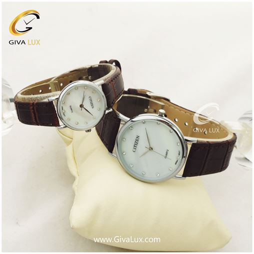 ست ساعت مچی بند چرمی سیتیزن