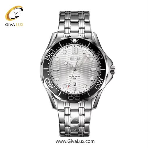 ساعت مچی اورجینال مردانه اسکمی (Skmei) نقره ای | نقره ای| نقره ای| کد رفرنس 9276