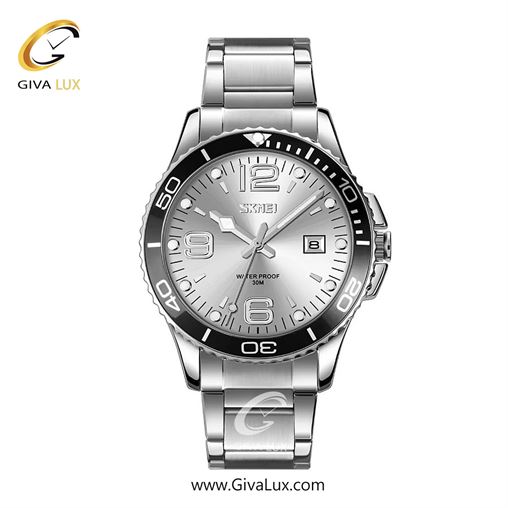 ساعت مچی اورجینال مردانه اسکمی (Skmei) نقره ای | نقره ای| نقره ای| کد رفرنس 9278