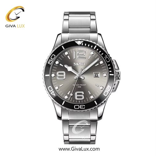 ساعت مچی اورجینال مردانه اسکمی (Skmei) نقره ای | نقره ای| طوسی| کد رفرنس 9278