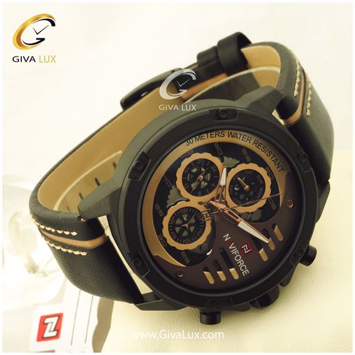 پک ساعت مردانه سه موتوره فول تایم ناوی فورس با بند اضافه مدل NF9110 93_55700.jpg