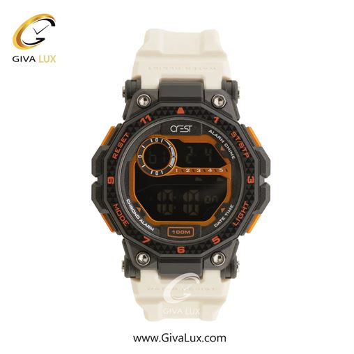 ساعت مچی اورجینال مردانه کرست مشکی | سفید| مشکی| کد رفرنس Crest 9506-4