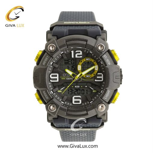 ساعت مچی اورجینال مردانه کرست دو زمانه تیتانیوم | سرمه ای| دودی|تیتانیوم| کد رفرنس Crest 9513-1