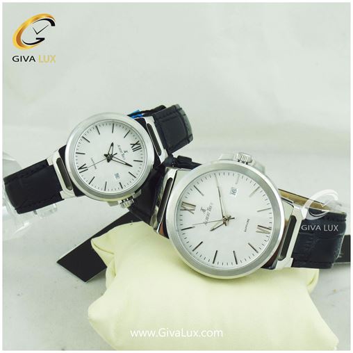 ست ساعت مچی بند چرمی آلبرت ترایس مدل AT20290