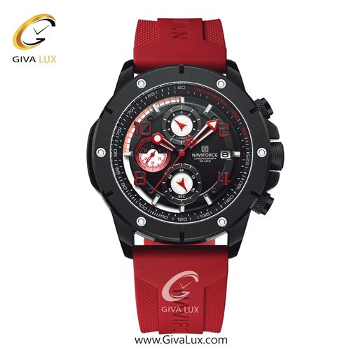 ساعت مچی اورجینال ناوی فورس مردانه سه موتوره کرنوگراف مشکی | قرمز | مشکی | کد رفرنس NF8034-B/B/R 963_NF8034-BBR.jpg