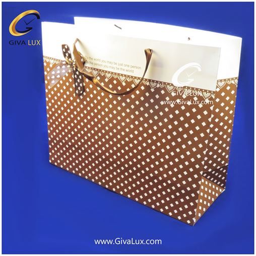 بگ کادویی رنگ قهوه ای  