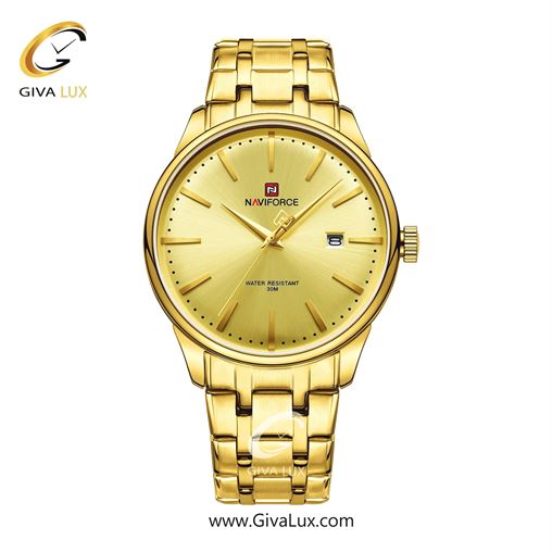 ساعت مچی مردانه تک موتوره بند استیل طلایی ناوی فورس (نیوی فورس) NF9230 G/G/G 999_GGG.jpg