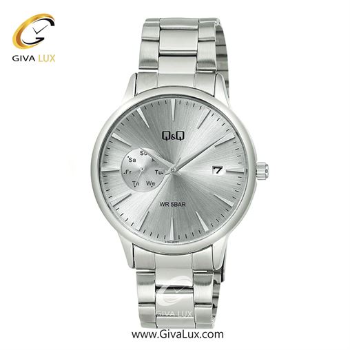ساعت مچی اورجینال مردانه کیو اند کیو Q&Q نقره ای | نقره ای| نقره ای| کد رفرنس A12A-007PY
