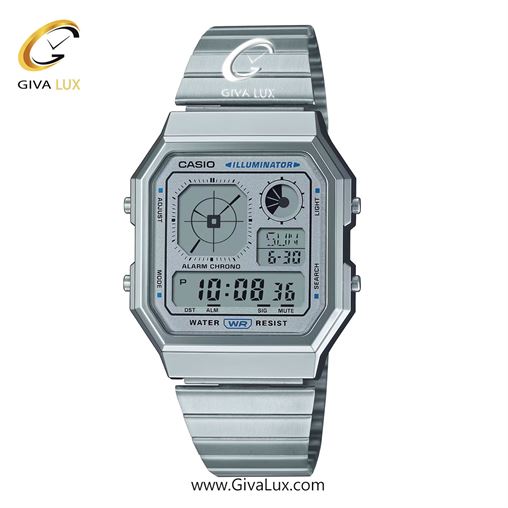 ساعت مچی اورجینال اسپرت-یونیسکس کاسیو CASIO نقره ای | نقره ای| نقره ای| کد رفرنس A130WE-7A
