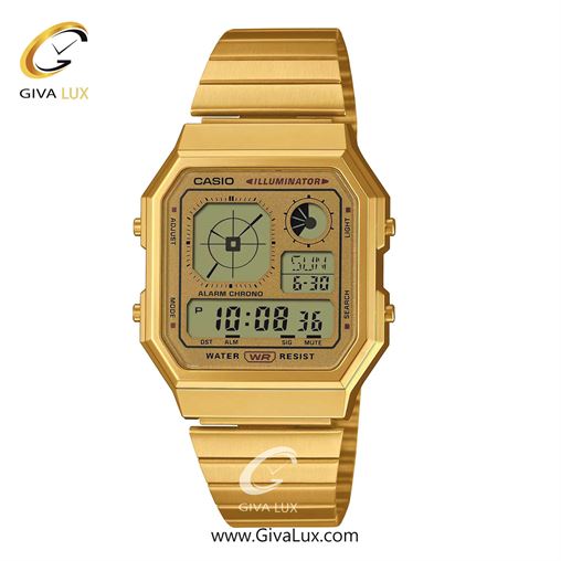 ساعت مچی اورجینال یونیسکس-اسپرت کاسیو Casio طلایی | طلایی| طلایی| کد رفرنس A130WEG-9ADF