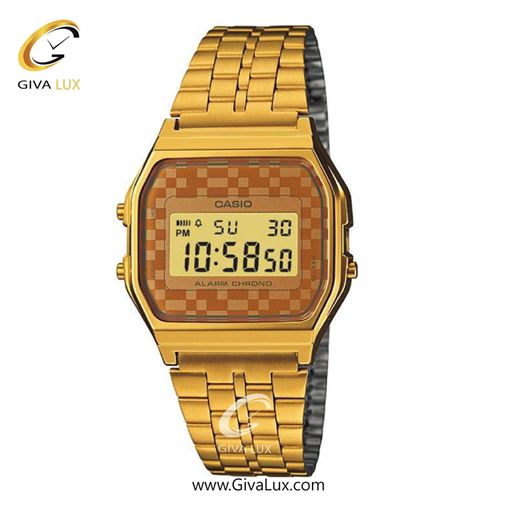 ساعت مچی اورجینال مردانه-زنانه-یونیسکس کاسیو Casio طلایی | طلایی| طلایی| کد رفرنس A159WGEA-9ADF