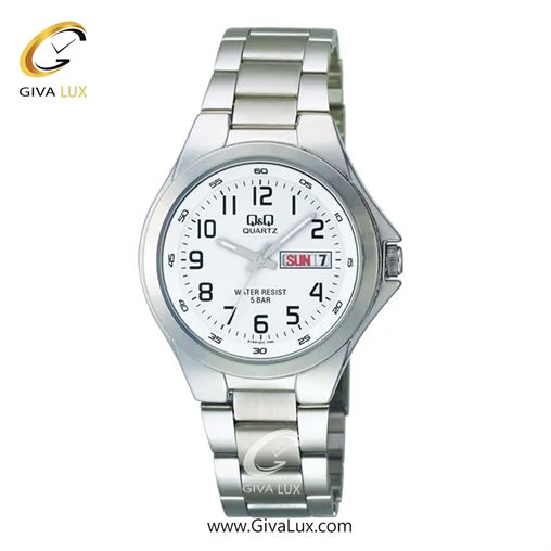 ساعت مچی اورجینال مردانه کیو اند کیو Q&Q نقره ای | نقره ای| سفید| کد رفرنس A164J204Y