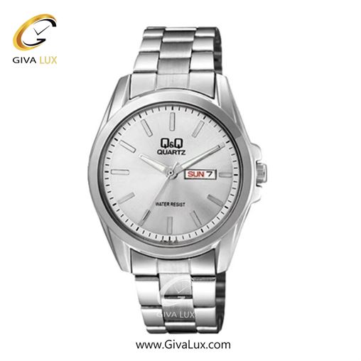 ساعت مچی اورجینال مردانه کیو اند کیو Q&Q نقره ای | نقره ای| سفید| کد رفرنس A190-204Y A190-201Y.jpg