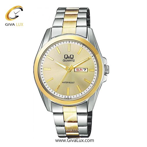 ساعت مچی اورجینال مردانه کیو اند کیو Q&Q نقره ای-طلایی | طلایی-نقره ای| طلایی| کد رفرنس A190-400Y
