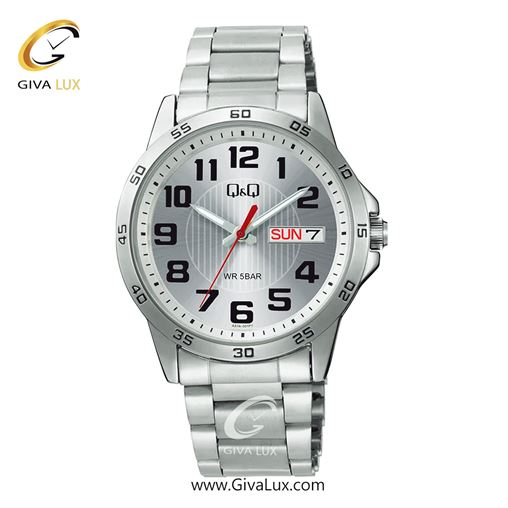 ساعت مچی اورجینال مردانه کیو اند کیو Q&Q نقره ای | نقره ای| نقره ای| کد رفرنس A37A-001PY