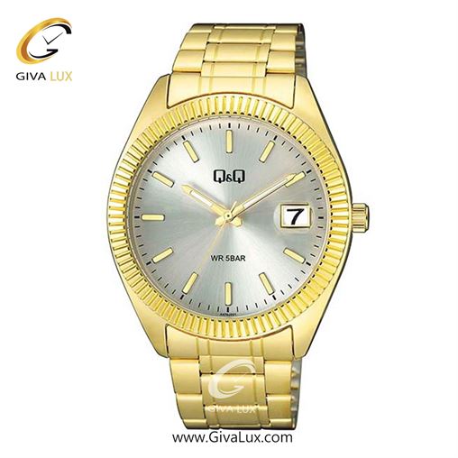 ساعت مچی اورجینال مردانه کیو اند کیو Q&Q طلایی | طلایی| نقره ای| کد رفرنس A476J001Y