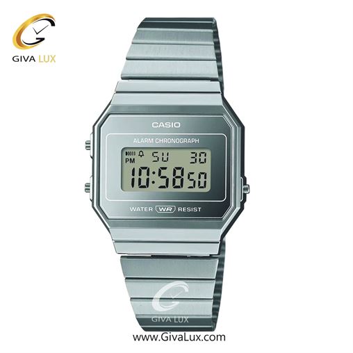 ساعت مچی اورجینال یونیسکس-اسپرت کاسیو Casio نقره ای | نقره ای| نقره ای| کد رفرنس A700WEV-7ADF