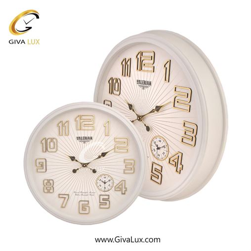 ساعت دیواری اورجینال والرین PVC سفید| کد رفرنس A710