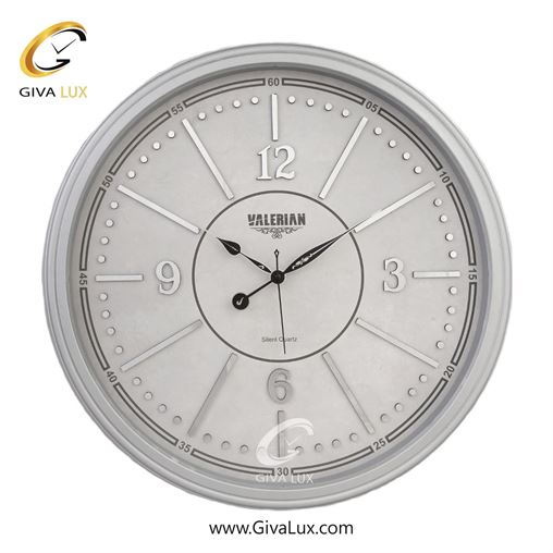 ساعت دیواری اورجینال والرین PVC طوسی| کد رفرنس A810