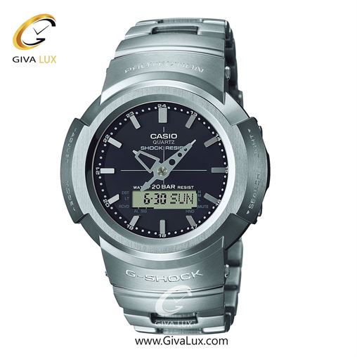 ساعت مچی اورجینال مردانه کاسیو Casio دو زمانه نقره ای | نقره ای| نقره ای| کد رفرنس جی شاک G-Shock AWM-500D-1A8DR AWM-500D-1ADR.jpg