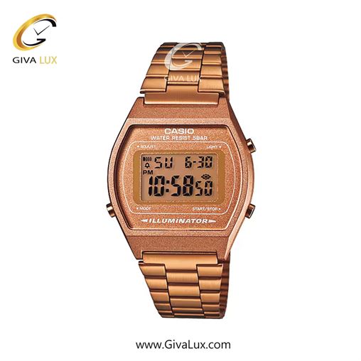 ساعت مچی اورجینال مردانه کاسیو Casio رزگلد | رزگلد| رزگلد| کد رفرنس B640WC-5A