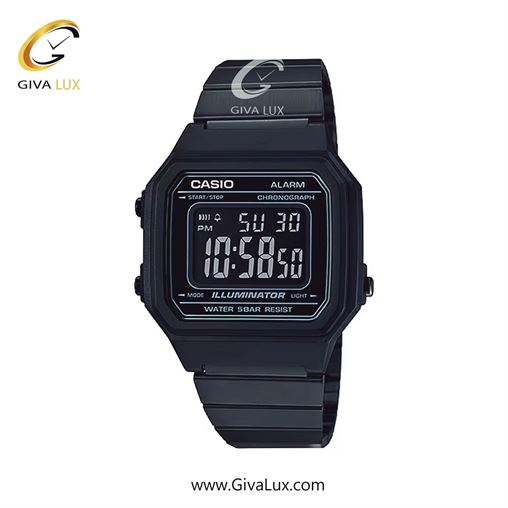 ساعت مچی اورجینال مردانه کاسیو Casio مشکی | مشکی| مشکی| کد رفرنس B650WB-1BVT 