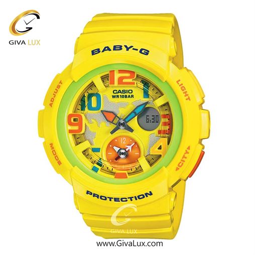 ساعت مچی اورجینال زنانه کاسیو Casio دو زمانه نارنجی | نارنجی| نارنجی| کد رفرنس جی شاک G-Shock BGA-190-4BDR BGA-190-9BDR.jpg