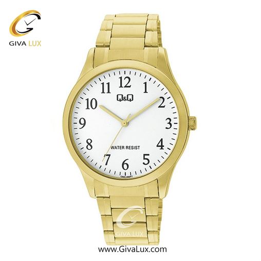 ساعت مچی اورجینال مردانه کیو اند کیو Q&Q طلایی | طلایی| سفید| کد رفرنس C00A-006PY