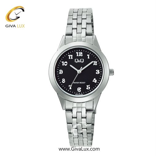 ساعت مچی اورجینال زنانه کیو اند کیو Q&Q نقره ای | نقره ای| مشکی| کد رفرنس C01A-011PY